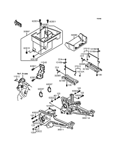 ZX900 Короб для АКБ