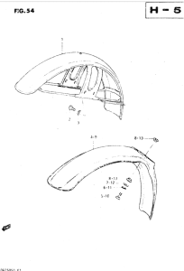 DR250 Переднее крыло