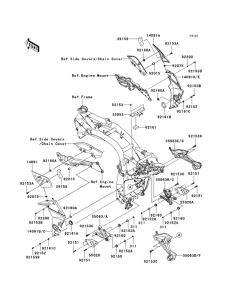ZR1000 Рама ,крепежные детали