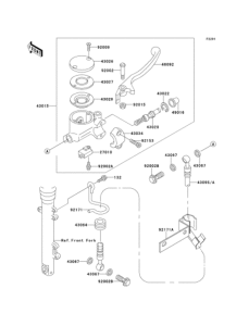 EJ650 Главный тормозной цилиндр