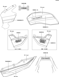 ZR1200 Decals(green)(a3p)