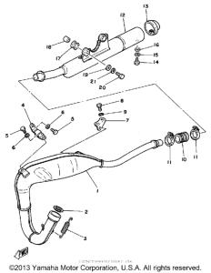 IT125H Выхлопная система