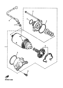 XJR1300 ｽﾀｰﾃｲﾝｸﾞﾓｰﾀ