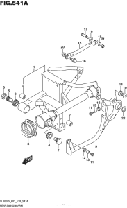 VL800B Rear Swingingarm