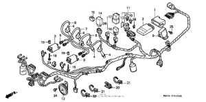 CBR1100XX Жгут проводов 97-98