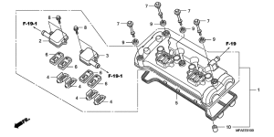 CBF1000 Крышка головки цилиндров