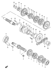 TU250 Трансмиссия