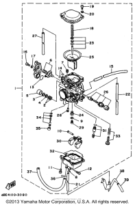 XT225FC Карбюратор