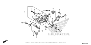 CBR600RR (ABS) Rear Power Unit (Cbr600Ra)