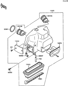 ZG1000 Воздушный фильтр