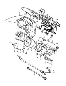 GS1000 Спидометр в сборе