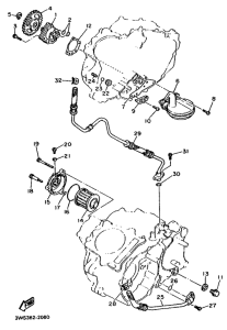 XT500E Масляный насос