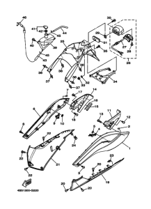 XP500 Боковая крышка