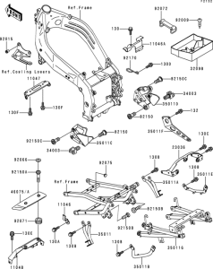 ZX400 Короб для АКБ