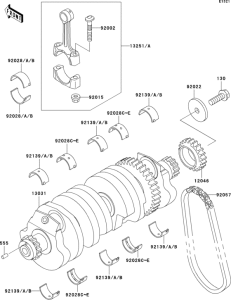 ZG1000 Коленвал