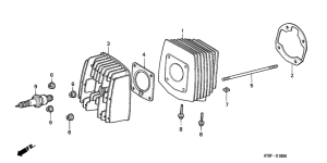 PK50S Cylinder / cylinder head