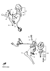 SRX600 ﾊﾝﾄﾞﾙｽｲﾂﾁ.ﾚﾊﾞｰ