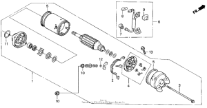 VT600C Стартер