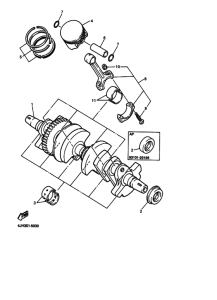 YZF600R YZF600RP Коленчатый вал и Поршень