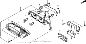 VT1100C Фонарь