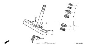 VTX1800F3 Траверса нижняя