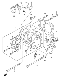 AN250 Головка цилиндров