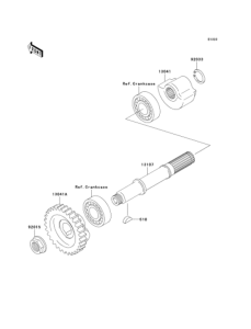 BJ250 Валансирный вал