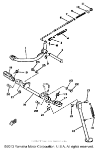 MX100H Stand - footrest
