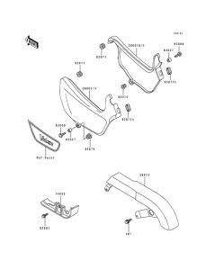 EN500 Крышка боковая / защита цепи