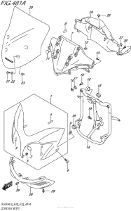DL650 (ABS) Cowling Body