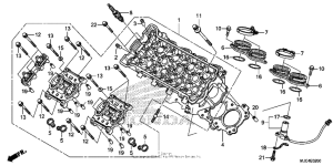 CBR600RR (ABS) Головка цилиндров