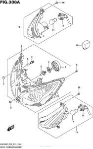 UH200 Front Combination Lamp