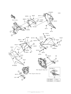 BR250 Обтекатель нижний