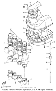FZR600RDC Воздушный фильтр