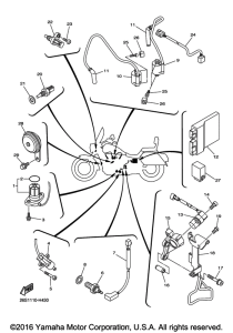 XVS950CT Электрика 1