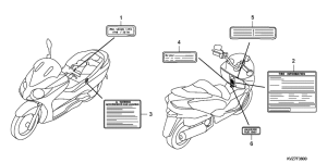 NSS250 (ABS) Лейбл предостережения