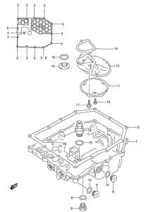 GSX600 Маслосборник