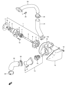 VS600 Водяная помпа