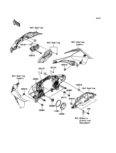 ZX1000 Фара