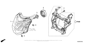 CTX700N DCT Фара