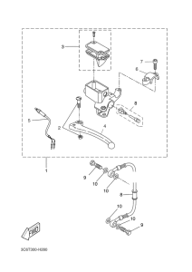 YQ50 Задний торм цилиндр
