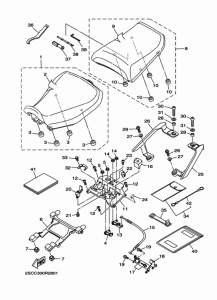 MT09TRA Сиденье