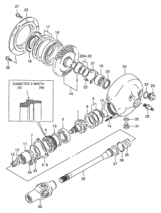 VS1400 Карданный вал