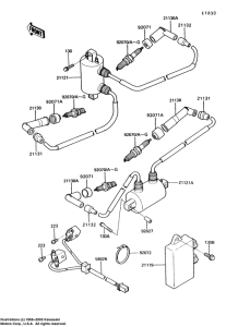 VN750 Катушка зажигания