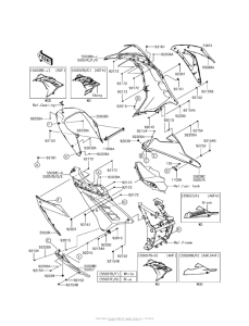 EX300 Обтекатель нижний