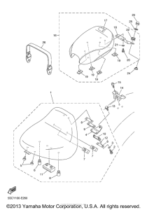 XVS650A Сиденье