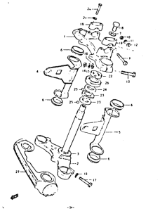 GS425 Траверса нижняя