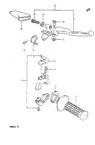 RM80 Richt handle switch