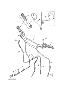 GT80 Рулевой рычаг кабель