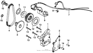 CB400 Oil pump + oil pressure switch
